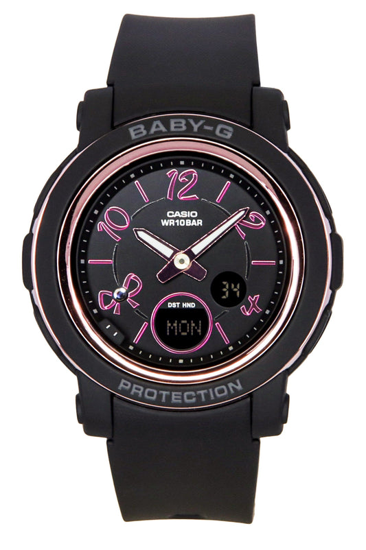 Casio Baby-G Analog Digital Resin Strap Black Dial Quartz BGA-290RA-1A 100M Women's Watch