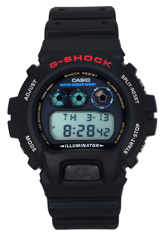 Casio G-Shock Digital Resin Strap Quartz DW-6900U-1 200M Men's Watch