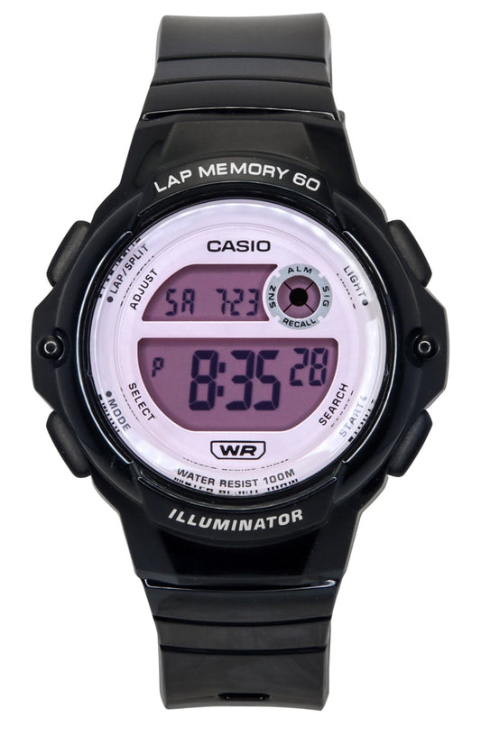 Casio Standard Digital Black Resin Strap Quartz LWS-1200H-1A2V 100M Women's Watch