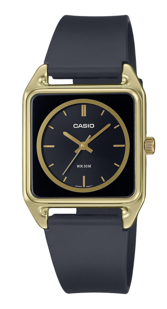 Casio Standard Analog Resin Strap Black Dial Quartz MTP-B170-1EV Men's Watch