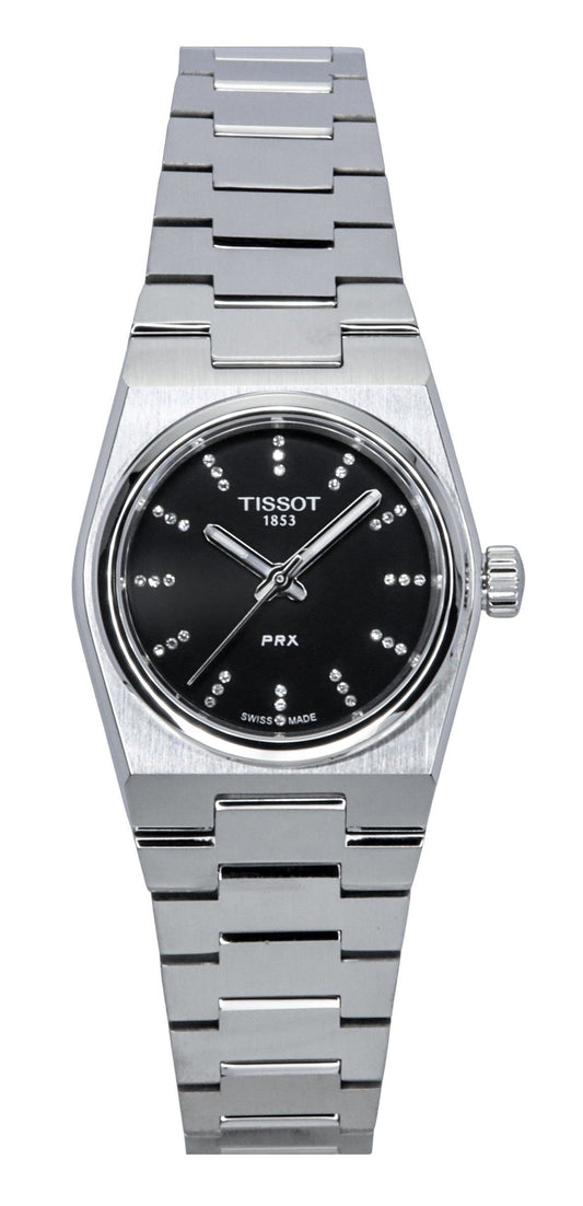Tissot PRX Stainless Steel Black Dial Quartz T137.010.11.056.00 100M Women's Watch