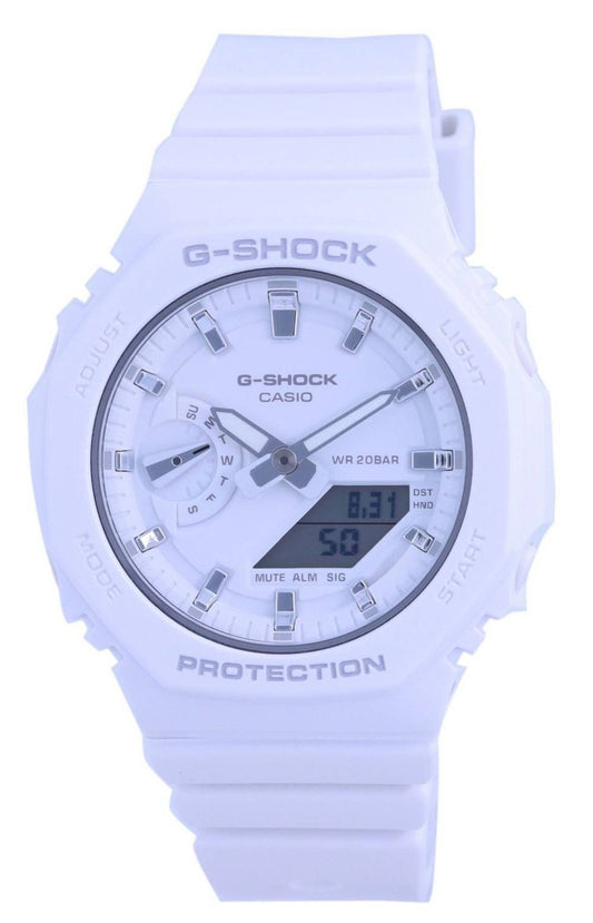 Refurbished Casio G-Shock Analog Digital Resin Strap White Dial Quartz GMA-S2100-7A 200M Women's Watch