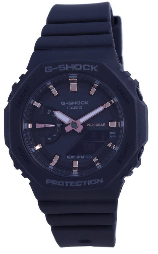Refurbished Casio G-Shock Analog Digital Black Dial Quartz GMA-S2100-1A 200M Women's Watch