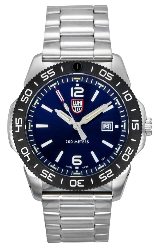 Luminox Pacific Diver Stainless Steel Blue Dial Quartz XS.3123 200M Men's Watch