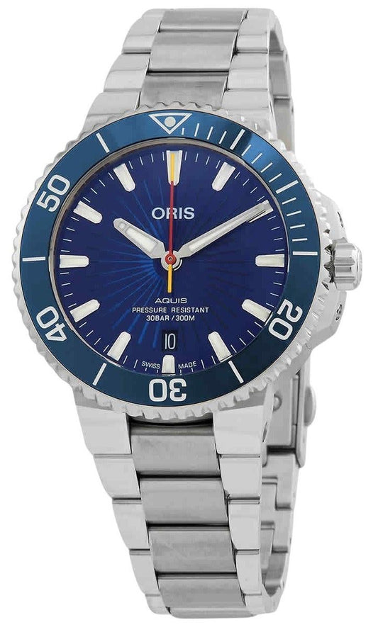 Oris Aquis Sun Wukong Limited Edition Blue Dial Automatic Diver's 01 733 7766 4185-Set 300M Men's Watch