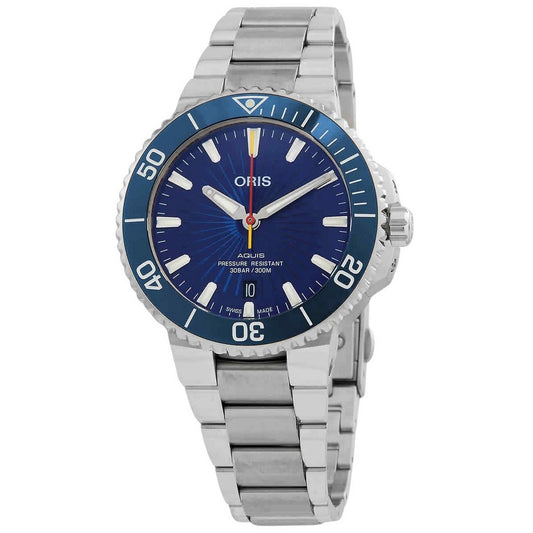 Oris Aquis Sun Wukong Limited Edition Blue Dial Automatic Diver's 01 733 7766 4185-Set 300M Men's Watch