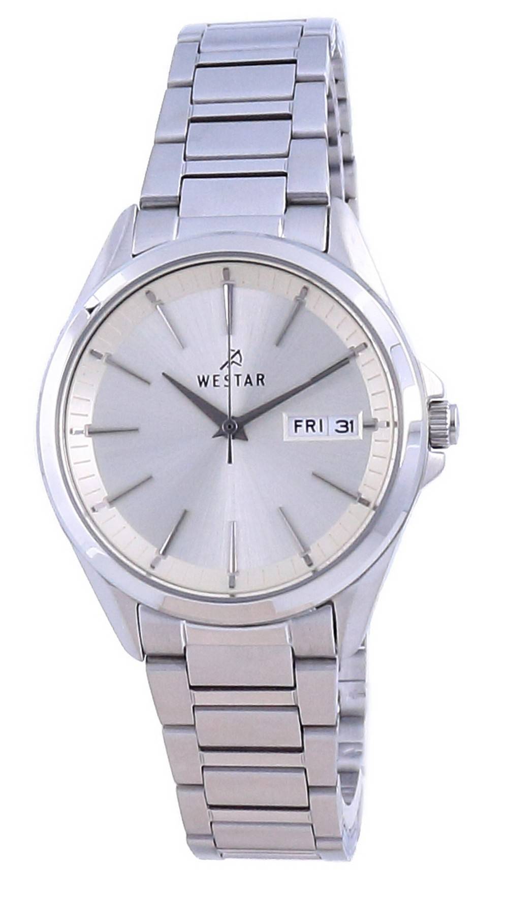 Westar Champagne Dial Stainless Steel Quartz 40212 STN 102 Women's Watch