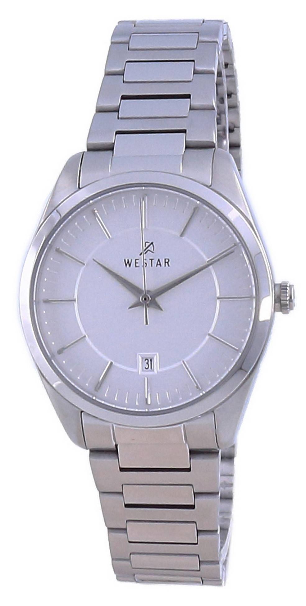 Westar Silver Dial Stainless Steel Quartz 40213 STN 107 Women's Watch