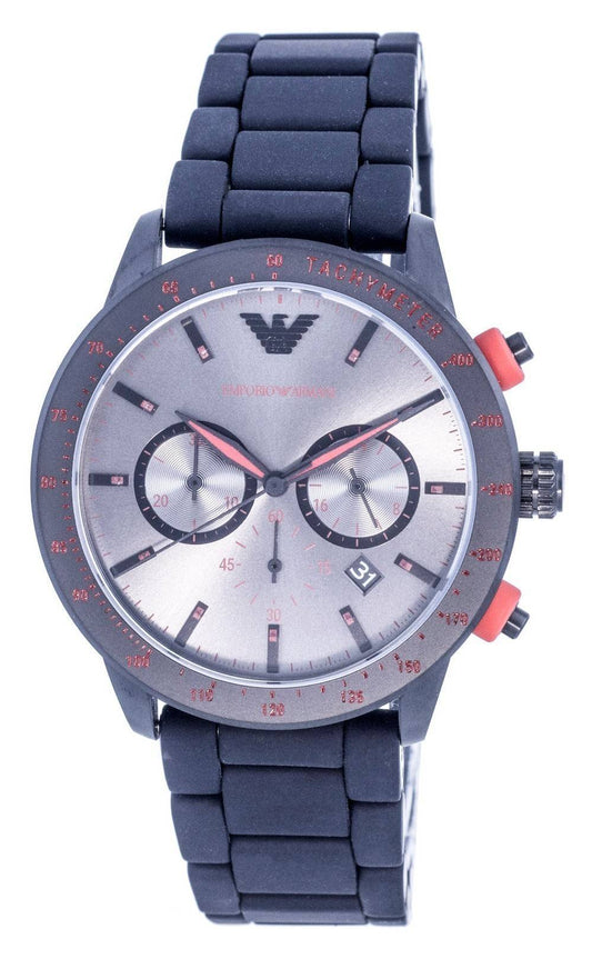 Emporio Armani Mario Chronograph Grey Dial Quartz AR11392 Men's Watch