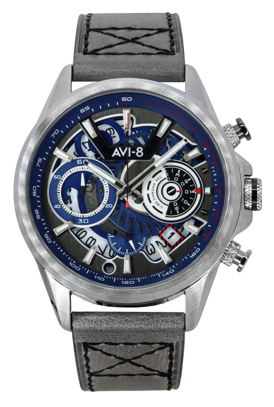 AVI-8 Hawker Harrier Matador Chronograph Slate Blue Dial Quartz AV-4125-03 Men's Watch