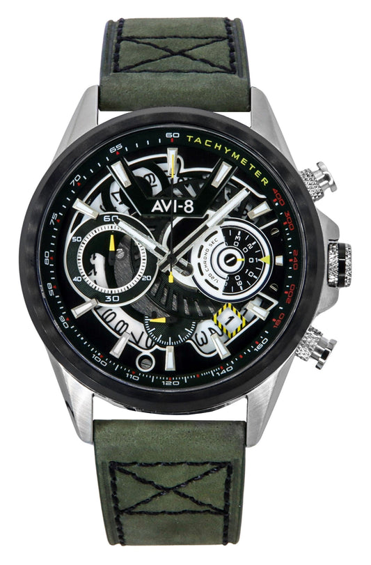 AVI-8 Hawker Harrier Matador Chronograph Viper Green Dial Quartz AV-4125-04 Men's Watch