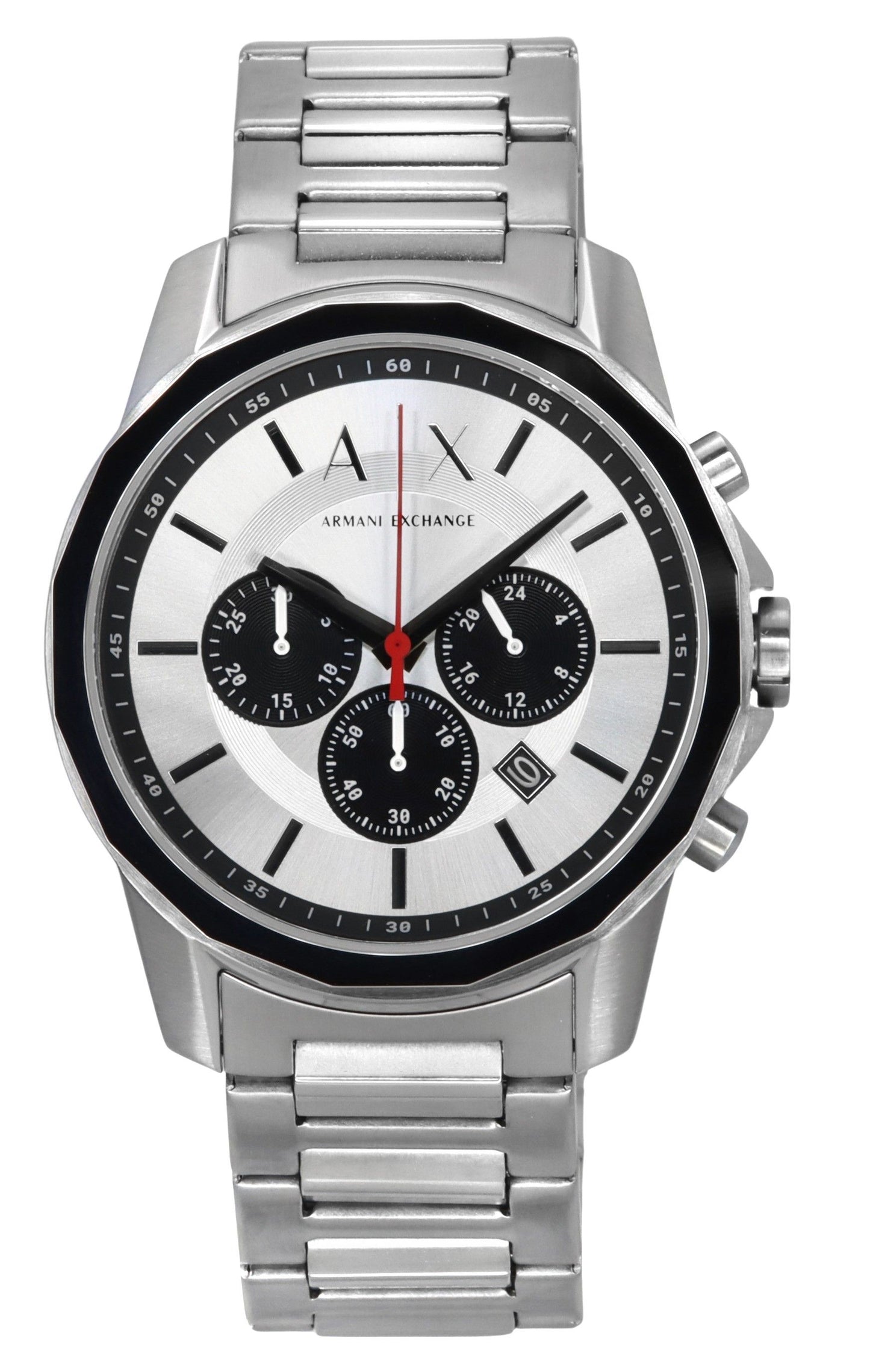 Armani Exchange Chronograph Stainless Steel Silver Dial Quartz AX1742 Men's Watch