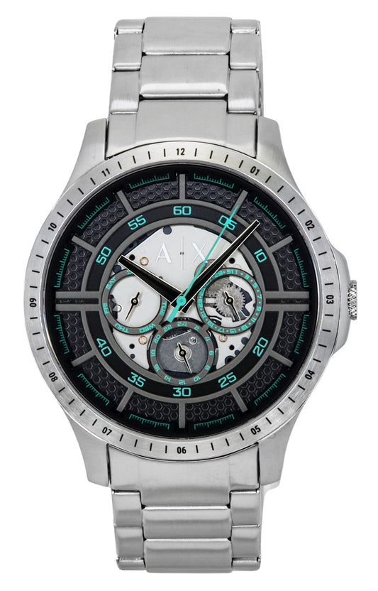 Armani Exchange Stainless Steel Multifunction Black Dial Quartz AX2459 Men's Watch
