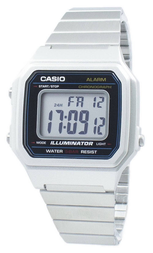 Casio Classic Vintage Illuminator Chronograph Alarm Digital B650WD-1A Unisex Watch