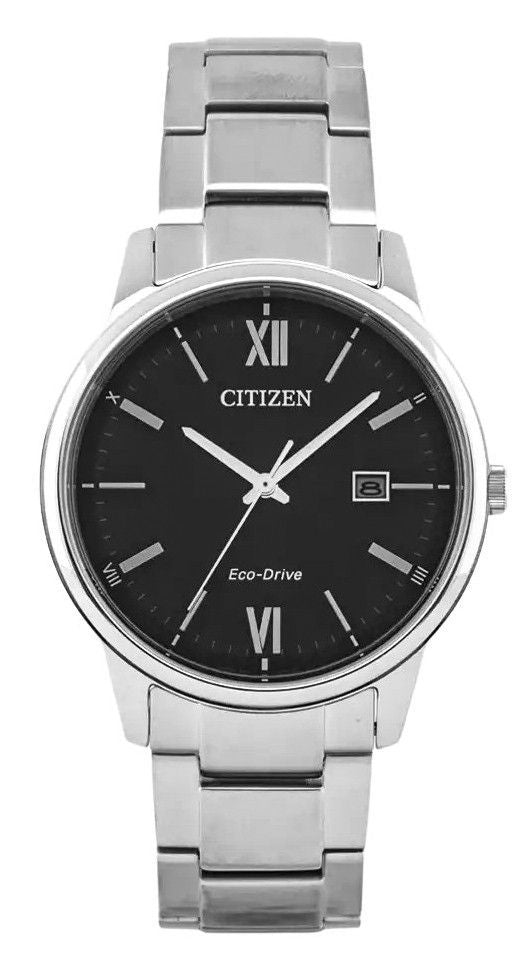 Citizen Eco-Drive Stainless Steel Black Dial BM6978-77E Men's Watch