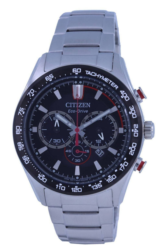 Citizen Aviator Chronograph Black Dial Eco-Drive CA4484-88E 100M Men's Watch