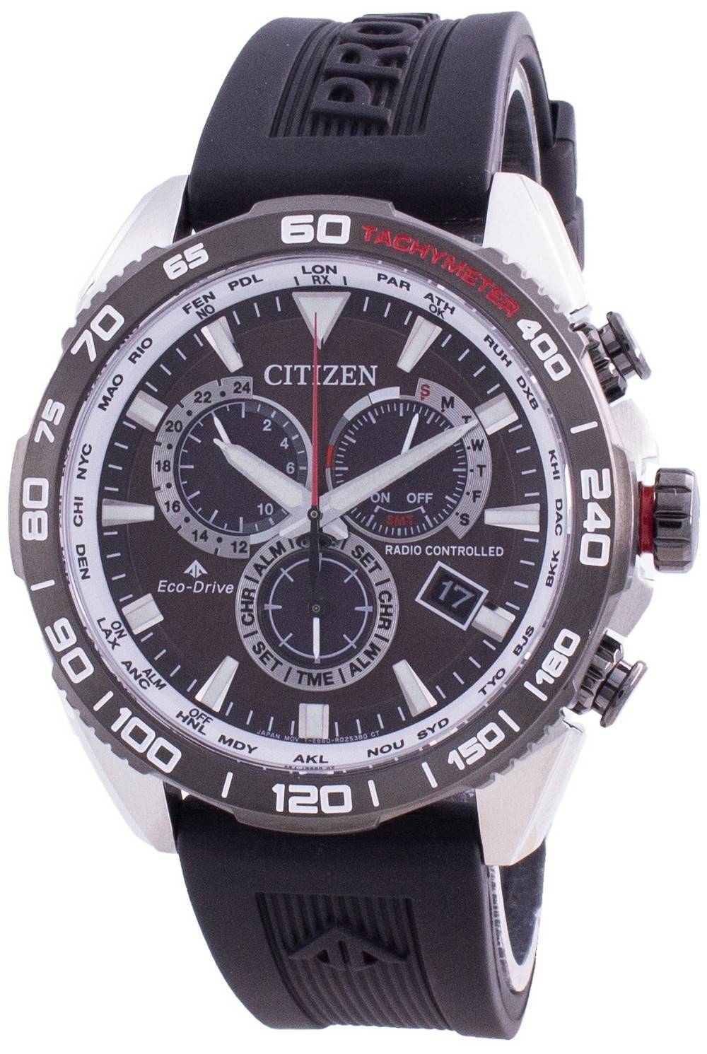 Citizen Promaster Radio Controlled World Time Eco-Drive CB5036-10X 200M Men's Watch