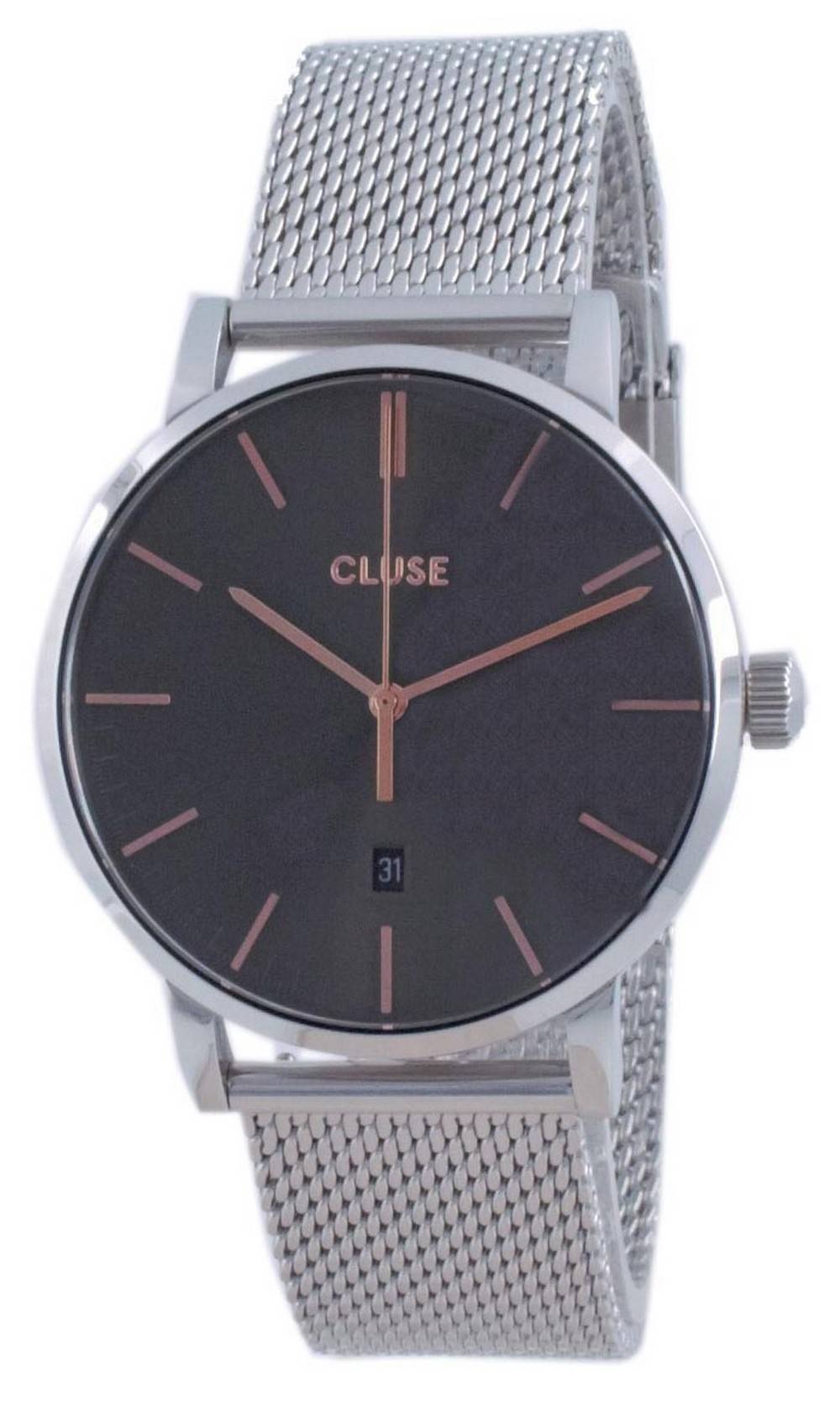 Cluse Aravis Grey Dial Stainless Steel Quartz CW0101501003 Men's Watch