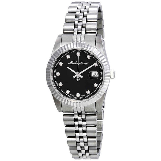 Mathey-Tissot Mathy III Stainless Steel Black Dial Quartz D810AN Women's Watch