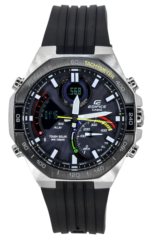 Casio Edifice Analog Digital Mobile link Black Dial Tough Solar ECB-950MP-1A 100M Men's Watch