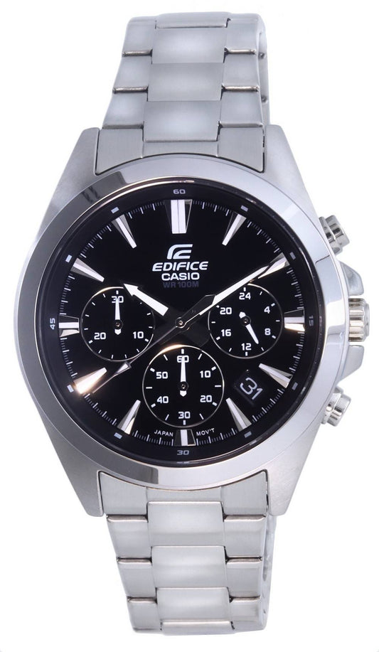 Casio Edifice Chronograph Analog Stainless Steel Quartz EFV-630D-1AV EFV630D-1 100M Men?? Watch