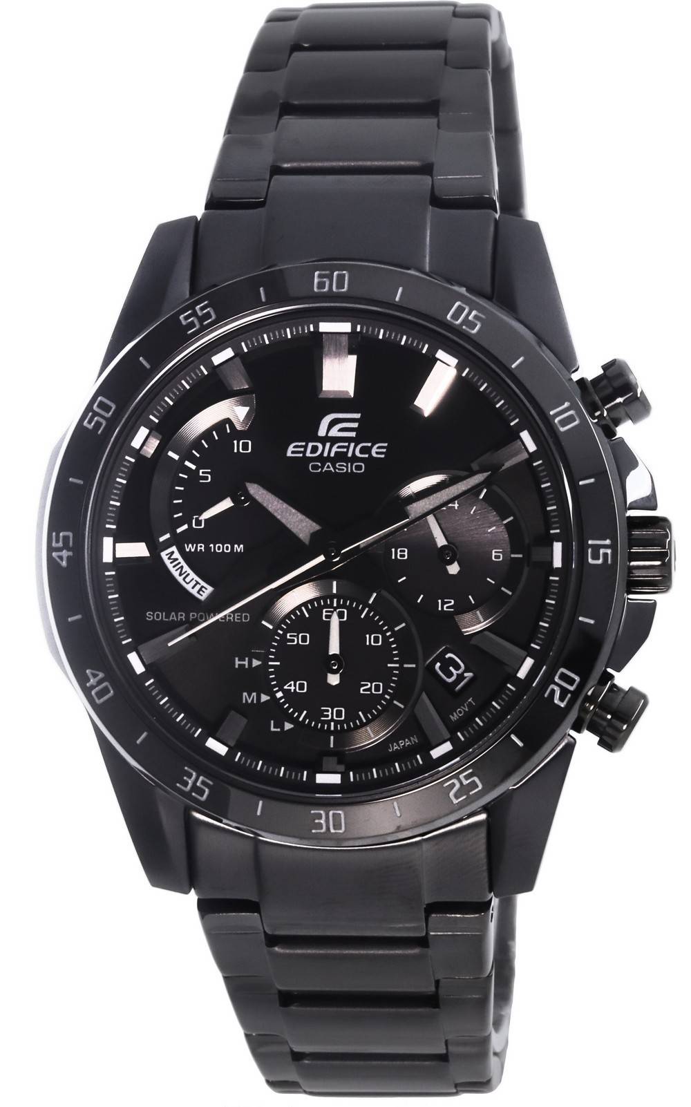 Casio Edifice Chronograph Solar Powered EQS-930MDC-1A EQS930MDC-1 100M Men's Watch