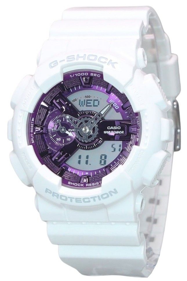 Casio G-Shock Seasonal Collection 2023 Analog Digital Purple Dial Quartz GA-110WS-7A 200M Men's Watch