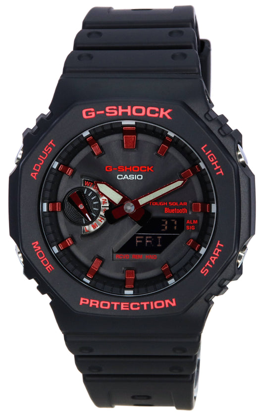 Casio G-Shock Analog Digital X Ignite Red Series Solar GA-B2100BNR-1A GAB2100BNR-1 200M Men's Watch