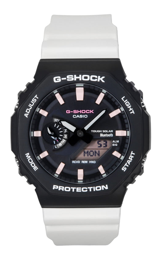 Casio G-Shock Analog Digital Charles Darwin Foundation Smartphone Link Black Dial Solar GA-B2100CD-1A7 200M Men's Watch