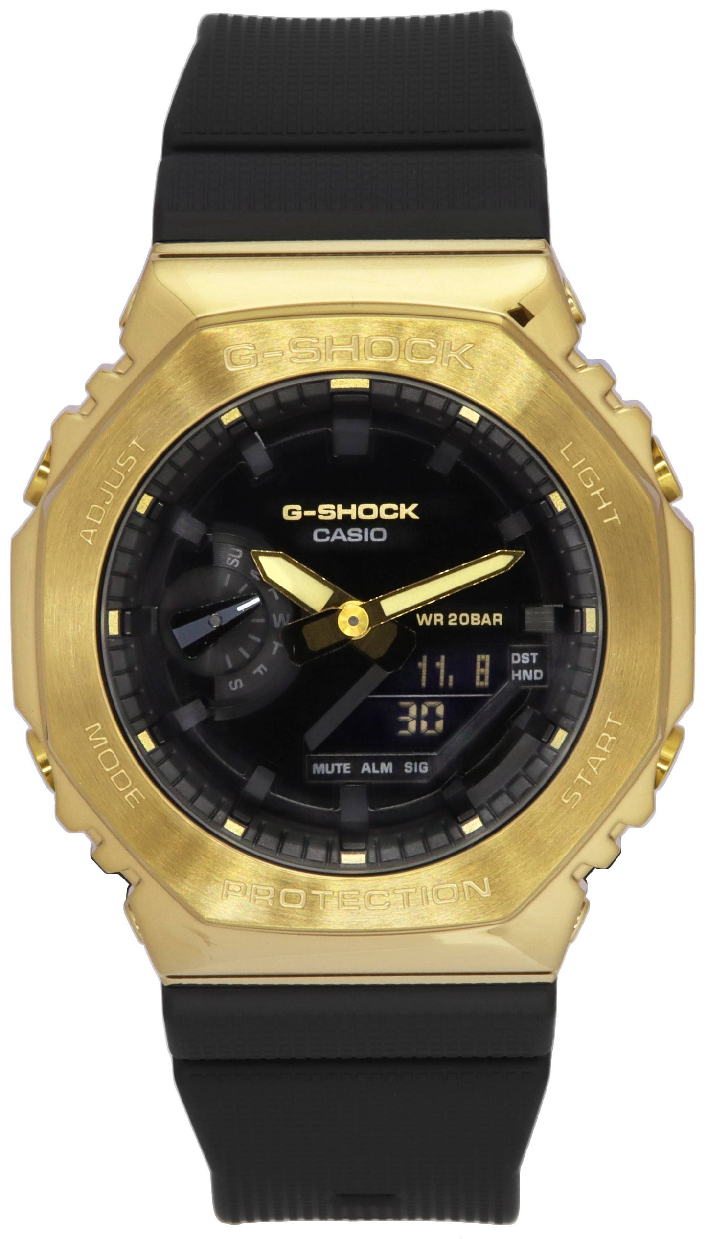 Casio G-Shock Analog Digital Black Dial Quartz GM-2100G-1A9 GM2100G-1A9 200M Men's Watch