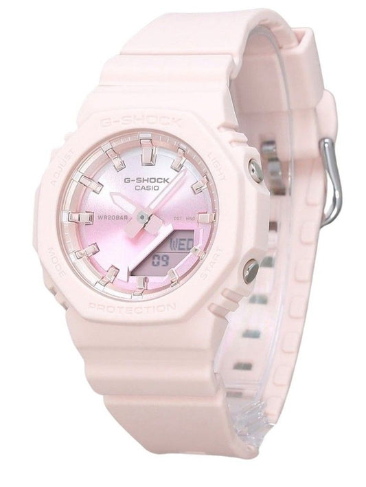 Casio G-Shock Analog Digital Sunset Glow Series Bio Based Resin Strap Pink Dial Quartz GMA-P2100SG-4A 200M Women's Watch