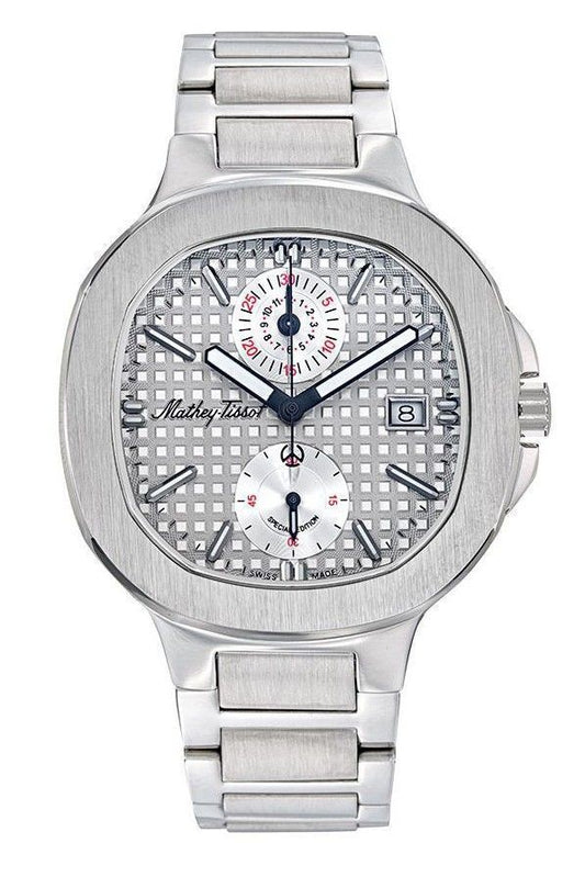 Mathey-Tissot Evasion Special Edition Chronograph Silver Dial Quartz H152CHAS 100M Men's Watch