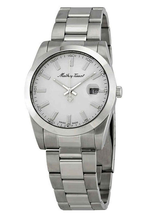 Mathey-Tissot Mathy I Stainless Steel White Dial Quartz H450AI Men's Watch