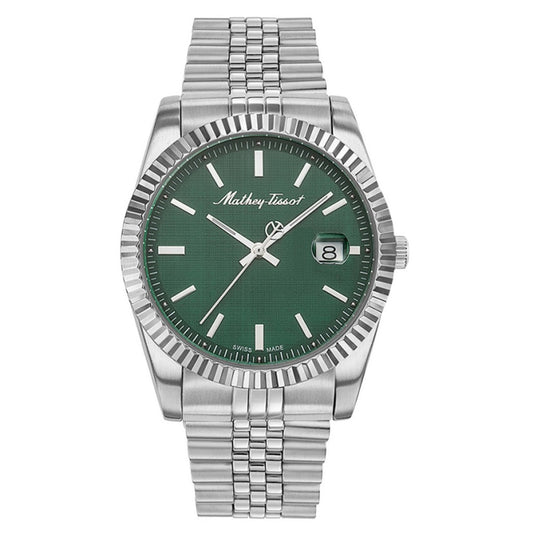 Mathey-Tissot Mathy III Stainless Steel Green Dial Quartz H810AV Men's Watch