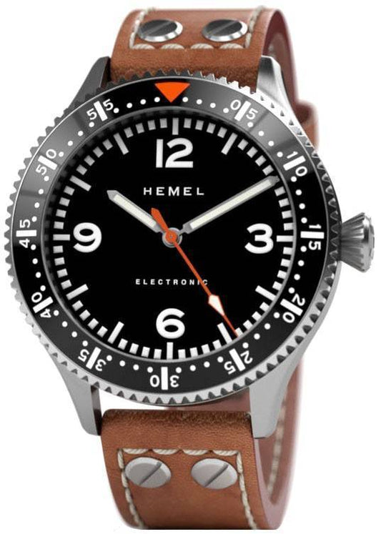 Hemel Stratus Matte Black With Super-LumiNova Dial Quartz HF6 100M Men's Watch