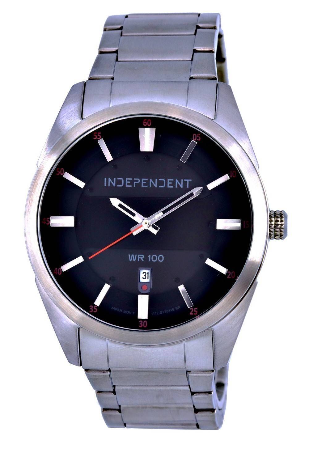 Independent Stainless Steel Grey Dial Quartz IB5-314-51 100M Men's watch