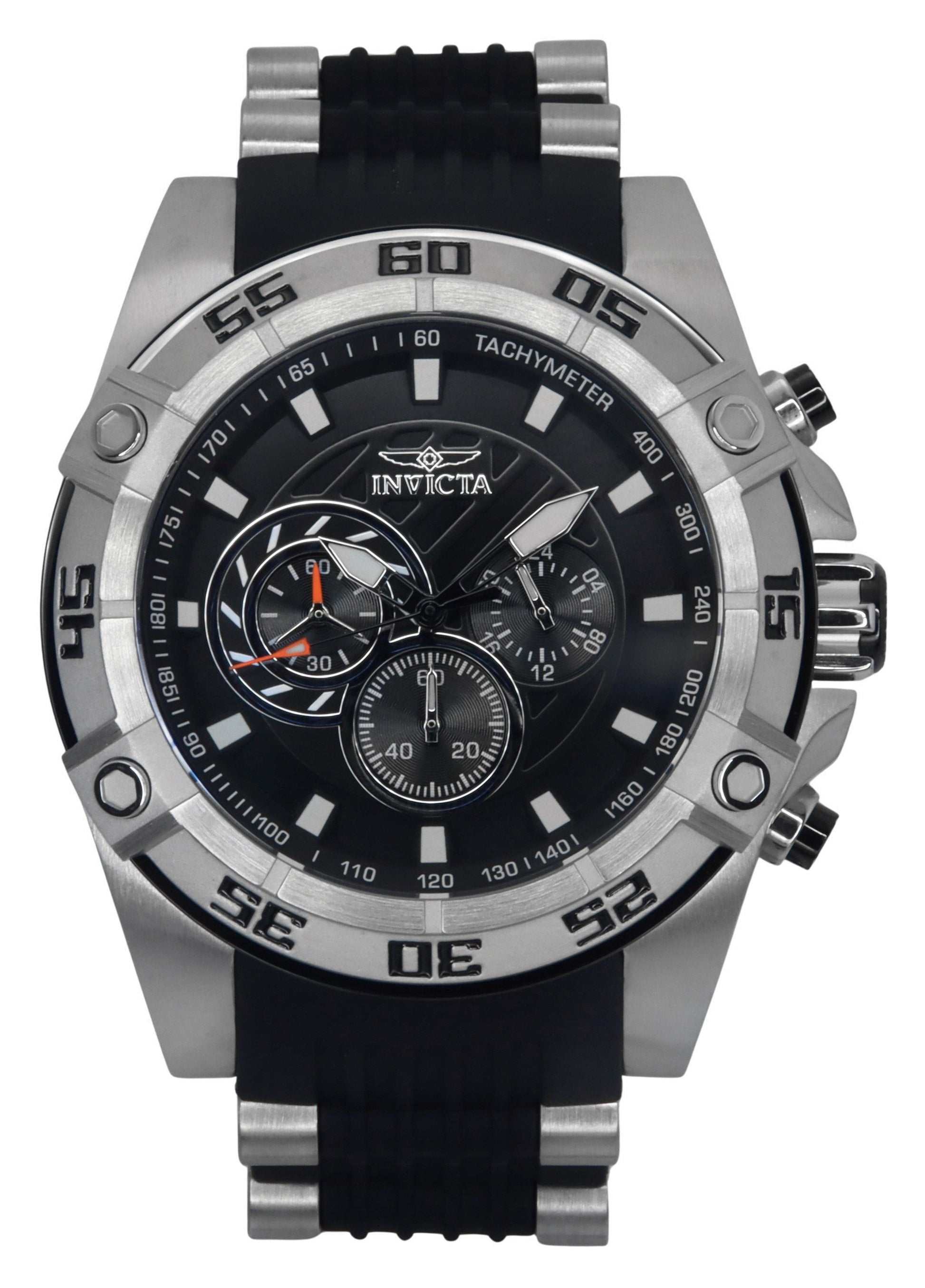 Invicta Speedway Chronograph Black Dial Quartz 25505 100M Men's Watch