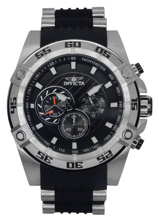 Invicta Speedway Chronograph Black Dial Quartz 25505 100M Men's Watch