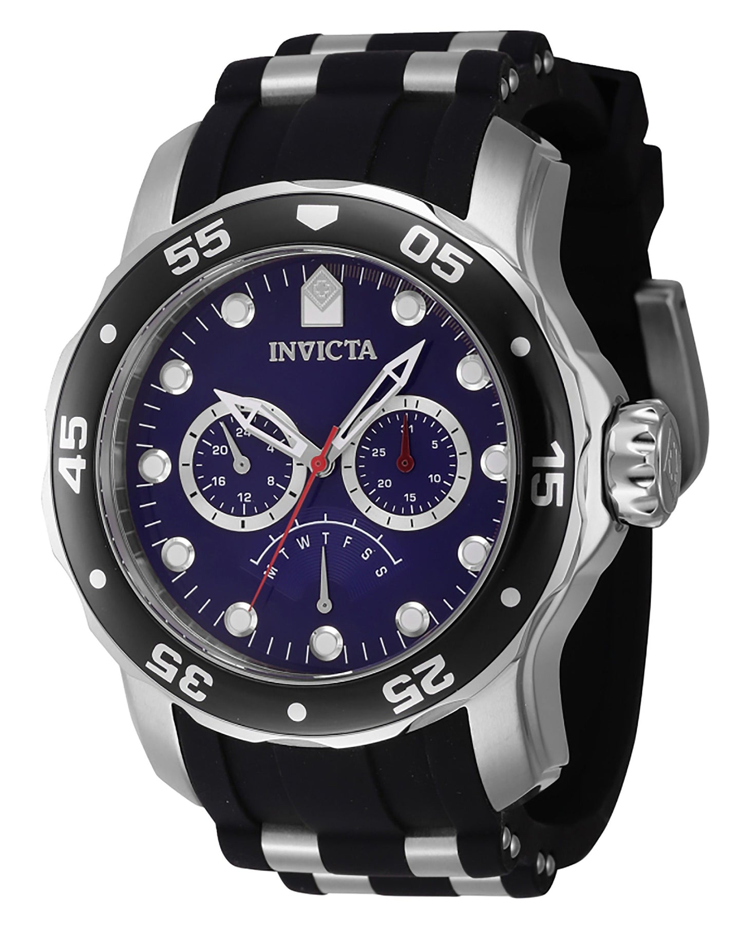 Invicta Pro Diver Retrograde GMT Blue Dial Quartz 46967 100M Men's Watch