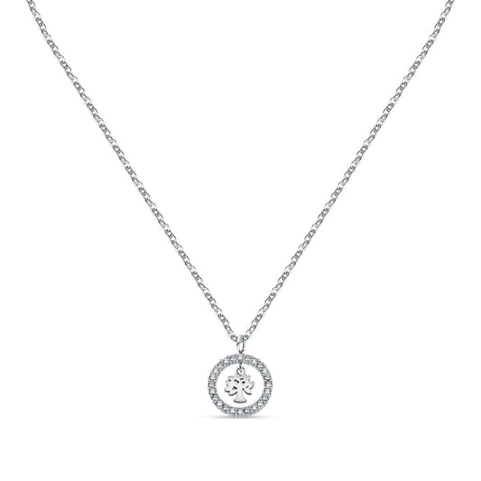 La Petite Story Steel Necklace With Clear Crystal LPS10ASF08 For Women