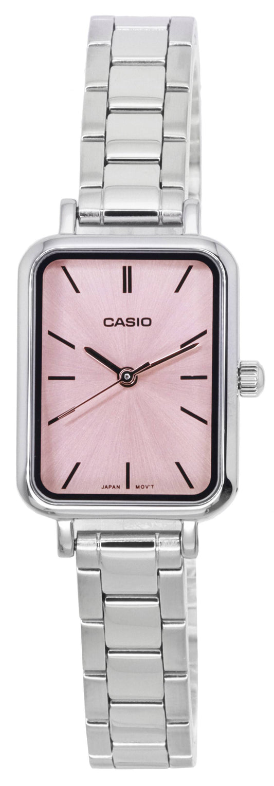 Casio Analog Pink Dial Quartz LTP-V009D-4E LTPV009D-4E Women's Watch