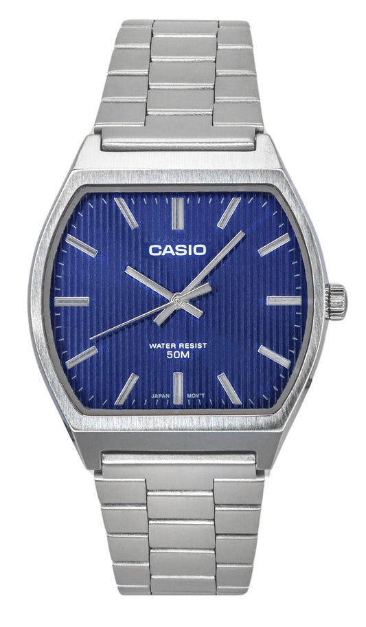 Casio Standard Analog Stainless Steel Blue Dial Quartz MTP-B140D-2A Men's Watch