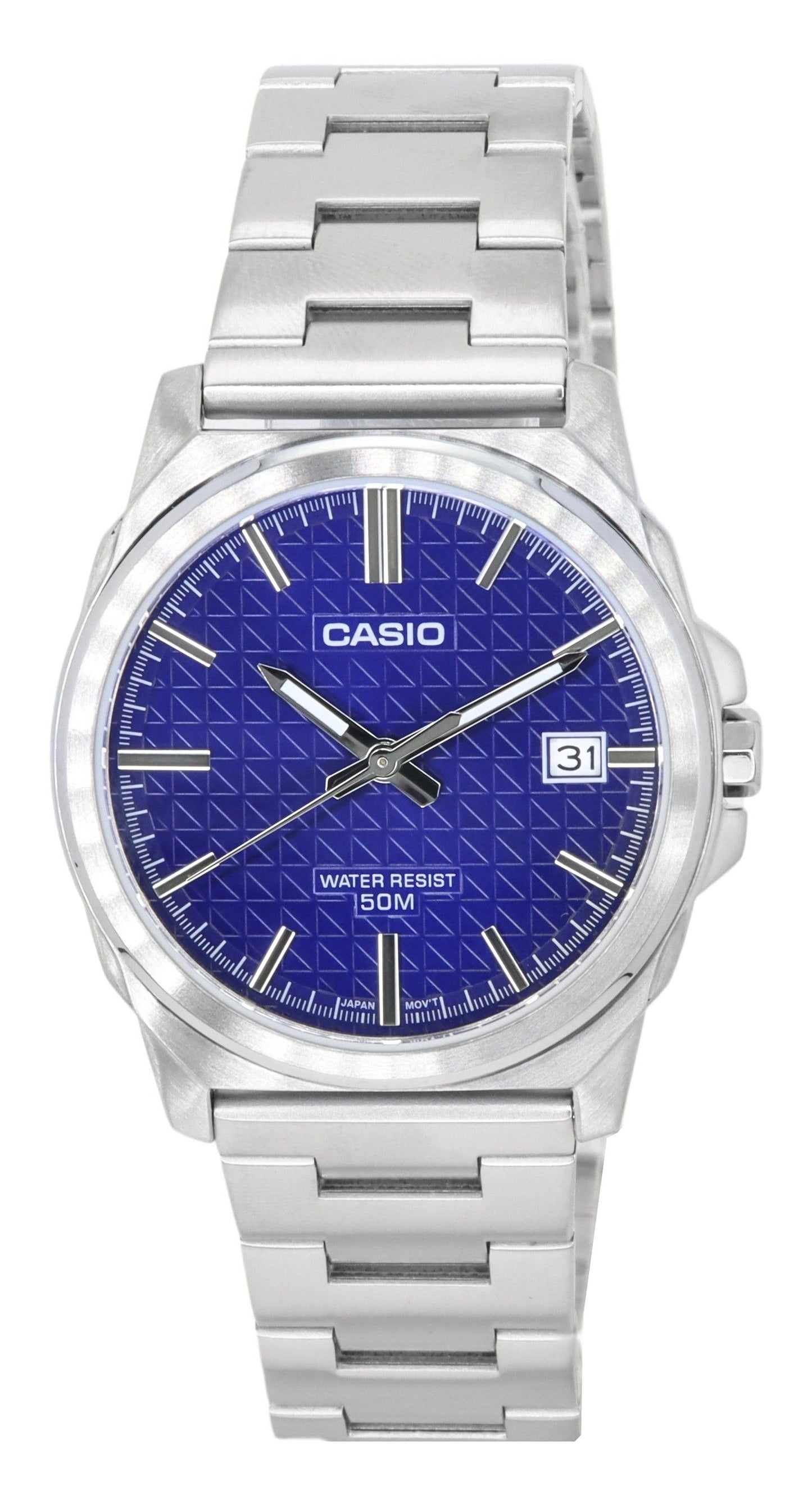 Casio Standard Analog Stainless Steel Blue Dial Quartz MTP-E720D-2A Men's Watch