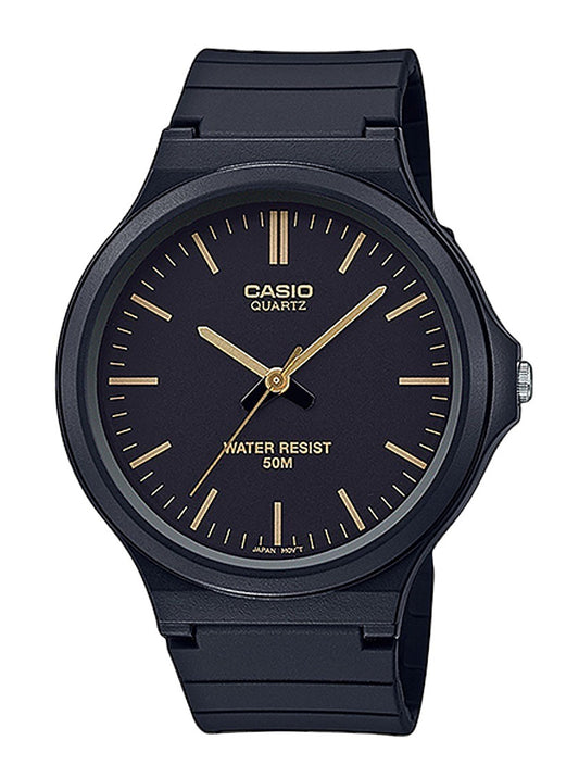 Casio Standard Analog Resin Strap Black Dial Quartz MW-240-1E2V Men's Watch