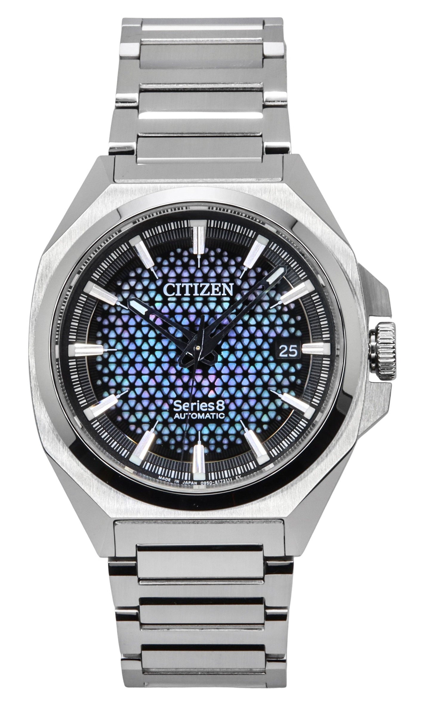 Citizen Series 8 Stainless Steel Blue And Black Dial Automatic NA1010-84X 100M Men's Watch