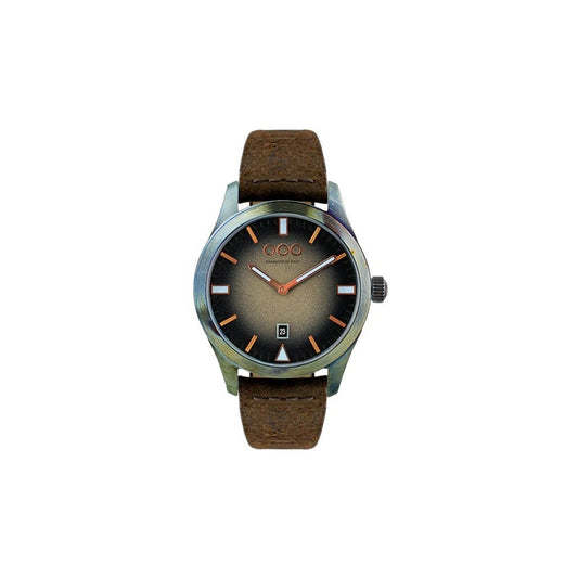 Out Of Order 143 Brown Full Lume Superluminova Dial Quartz OOO.001-17.AZ 100M Men's Watch