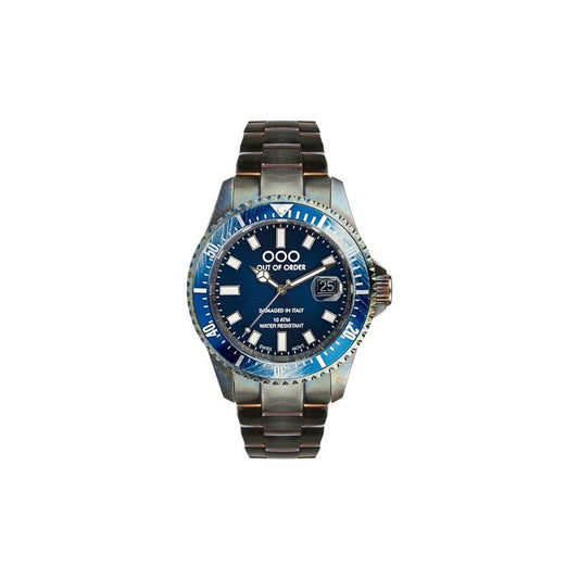 Out Of Order Blue Casanova Quartz OOO.001-18.BL.CR 100M Men's Watch