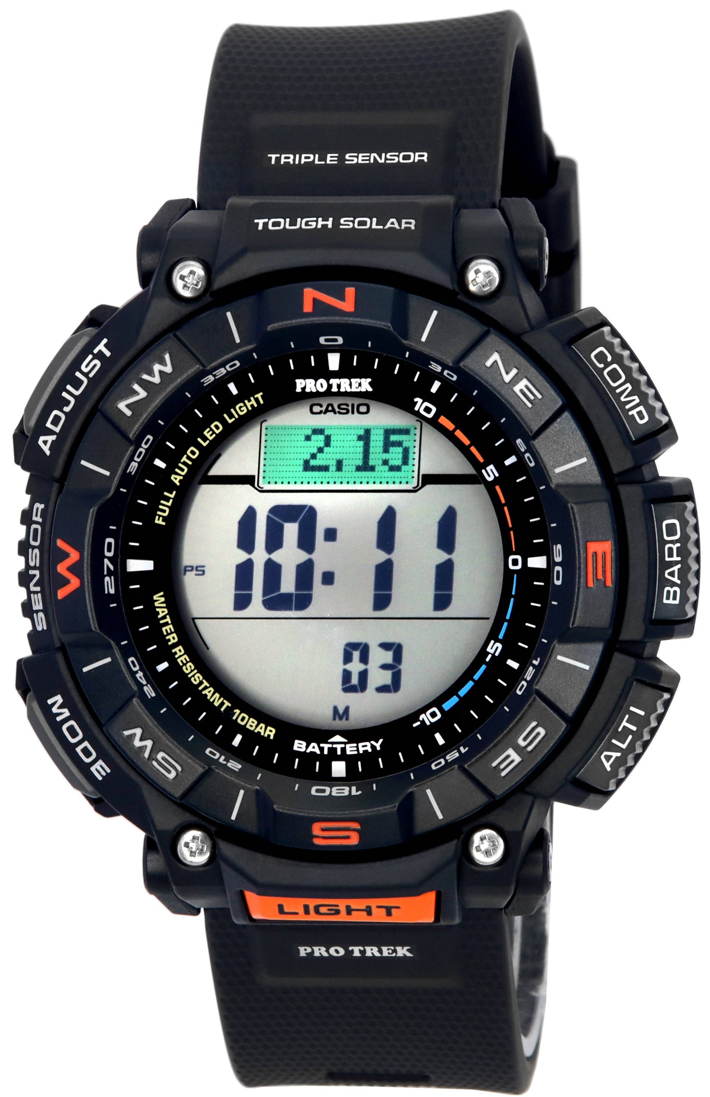 Casio Protrek Digital Solar Powered PRG-340-1 PRG340-1 100M Men's Watch