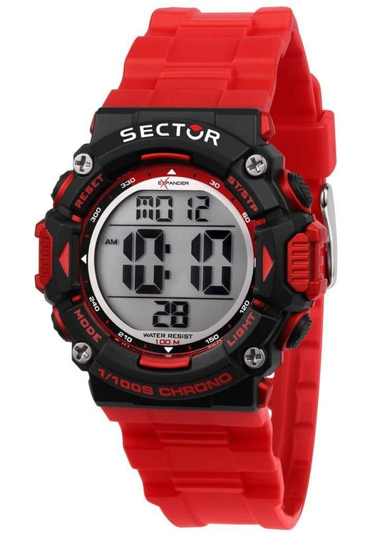 Sector EX-32 Digital Red Polyurethane Strap Quartz R3251544002 100M Men's Watch