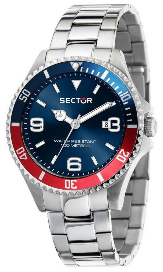 Sector 230 Quartz Blue Dial Stainless Steel Quartz R3253161018 100M Men's Watch